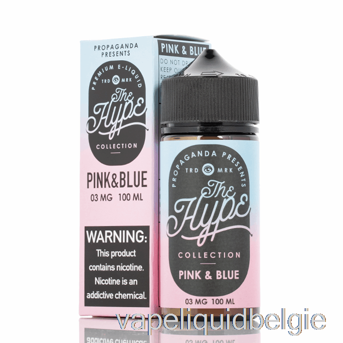 Vape België Hype - Roze En Blauw - Propaganda E-liquid - 100ml 3mg